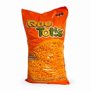 Que Totis Queso Cheddar Cheese Snack 3k Bag Crispy Perfect for Snacking and Parties
