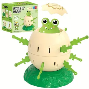 Decompress Mini Pop-Up Frog Board Game  Fun Parent-Youngsters Interactive Tabletop Toy with Colorful Frog Figures, Pirate Bucket Design, and Party Trick Features for Youngsters & Youngsters, Parentchild Play | Piratethemed Toy | Safe for Yo