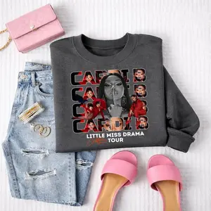 Little Miss Drama Shirt – Am I The Drama Pretty & Petty Graphic Tee (Cardi Inspired)