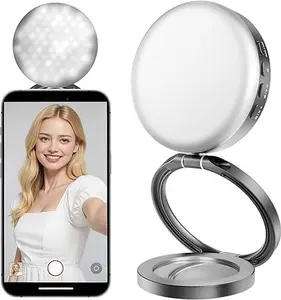 Magnetic Selfie Light – Portable LED Fill Light for Video Calls, Streaming & Photography