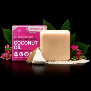 Coconut Oil Conditioner Bar for Severely Damaged Ends