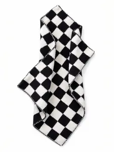 Phufy® Bliss Checkerboard Mini Blanket, Black