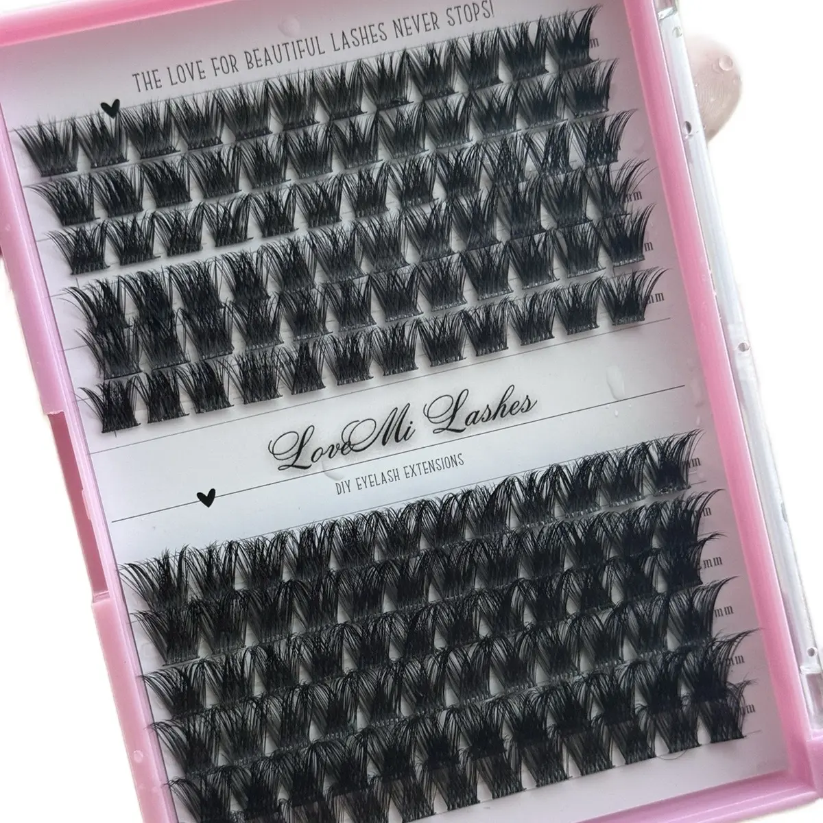 LoveMi Lashes, DIY lashes, Mega lash extensions, cluster lashes