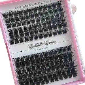 LoveMi Lashes, DIY lashes, Mega lash extensions, cluster lashes