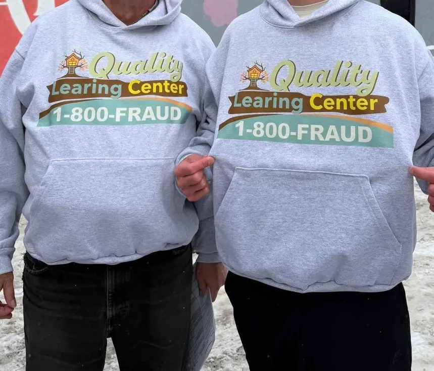 Funny Education Shirt Design, Quality Learning Center Parody Shirt