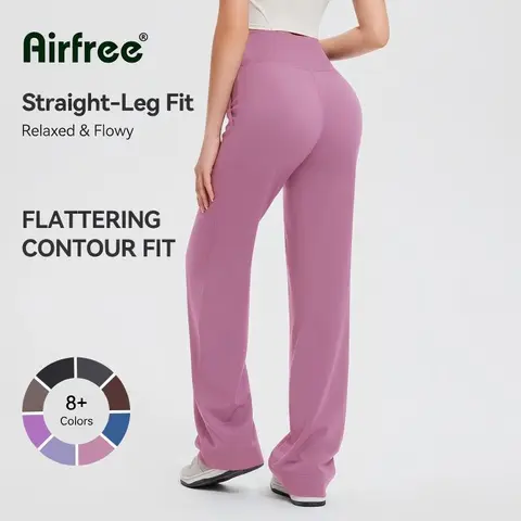 Women's Wide Leg Athleisure Active Gym Pants - Elastic Waist, Moisture-Wicking Breathable Fabric, 30"/33" Inseam, Plus Sizes, Yoga-Ready Stretch, Gym Trousers Built for Yoga, Casual Days (Women's Clothing, Female)