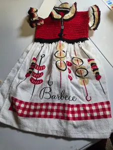 hand crocheted hand towels