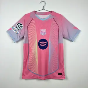 FC Barcelona 2025/26 Player Version Away Jersey Pink – Match Ready Soccer Shirt with Premium Feel