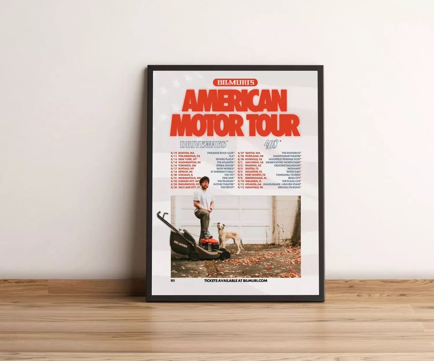 Bilmuri THE AMERICAN MOTOR TOUR 2024 Poster .Decorative Posters, Especially For Home Decoration Walls, Gift Posters For Relatives And Friends On Holidays And Birthdays.