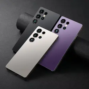 2025 new 25  unlocked edition 5G Android smartphone with high-definition display, front camera, rear camera, large capacity battery, dual SIM, built-in pen, facial unlock support, comes with charger, headphones, and phone case