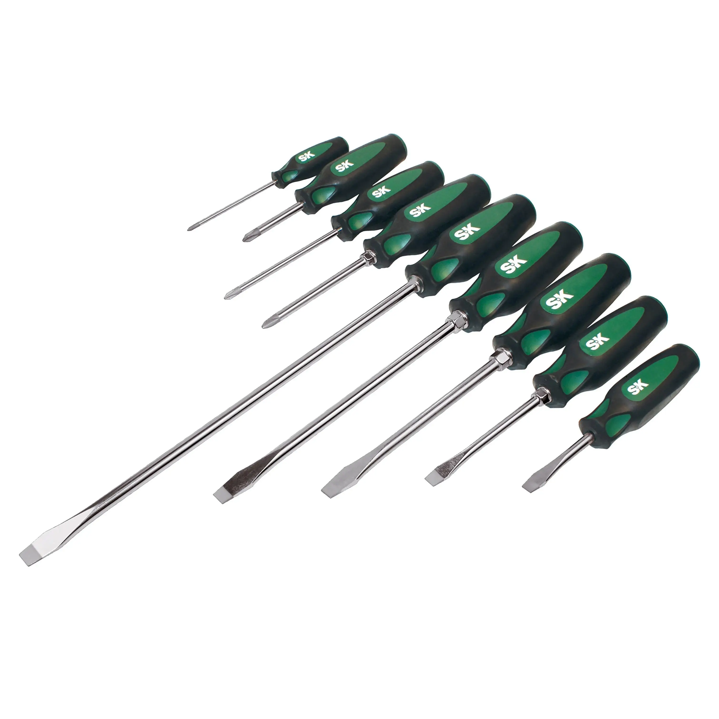 9 Piece CushionGrip Combination Screwdriver Set