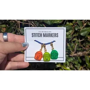 Boo Bucket Glow in the Dark Stitch Markers