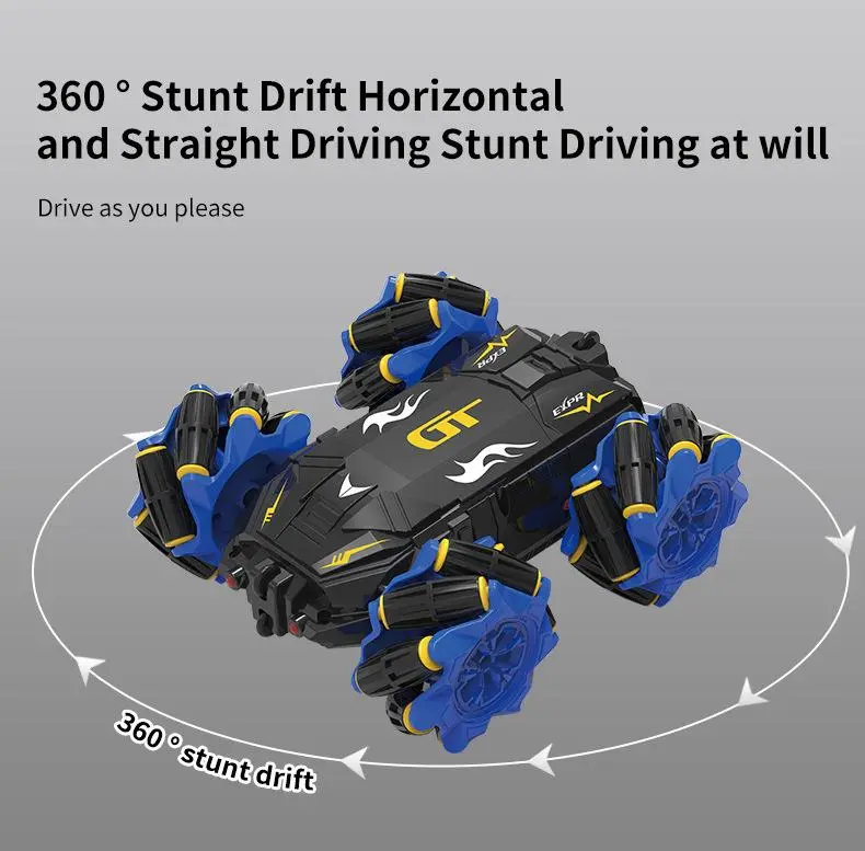 4WD Off-Road Gesture Sensing Remote Control Tank Toy, Plastic Water Bullet Shooting Vehicle, Battery-Powered Boy's Holiday Gift