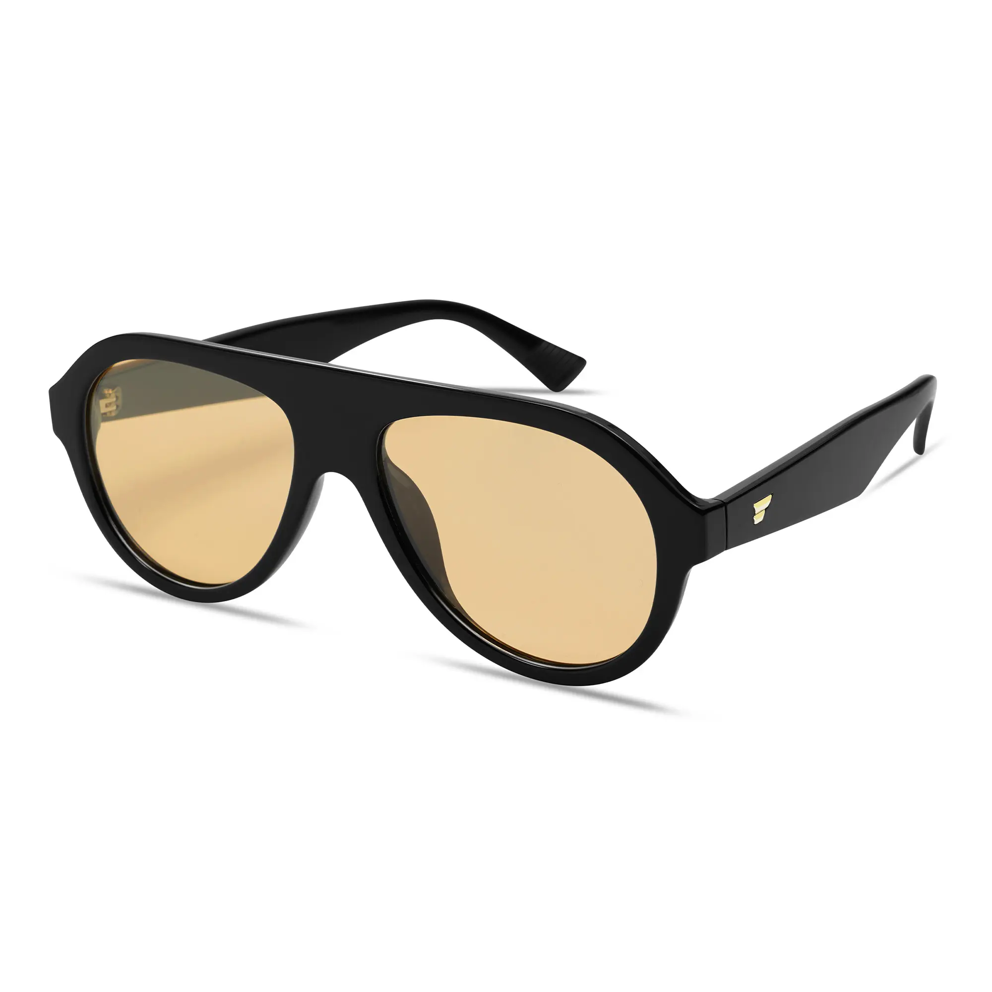 VANLINKER Retro Aviator Polarized Sunglasses for Men Women Trendy 70s Vintage Plastic Frame Sun Glasses