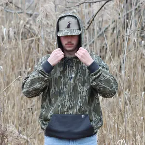 Fleece Lined Hoodie- All Bottomland Camo