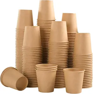 300 Pack 3 OZ  Paper Cups, Disposable Bathroom Cups, Small Mouthwash Cups, Hot/Cold Beverage Cup for , Kitchen, Stores