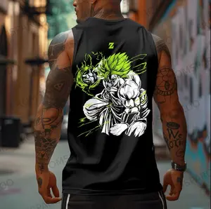 Transform your gym sessions into a Super Saiyan experience – Broly green aura tank top is perfect for anime fans who lift like warriors