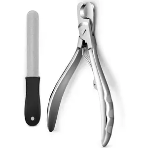 2Pcs/Set Upgrade Wide Open Dog Nail Clippers for Large Dogs Cut Like Butter,Heavy Duty Dog Nail Trimmer Full Metal Razor Sharp Professional for All Dogs Cats with Thick Toenail,Christmas Party Gifts,Hand Tools Kits