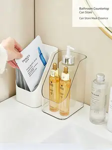Thick Plastic Storage Box for Office, Home, Living Room, Bedroom, Cosmetics, Kitchen, Refrigerator, Small Organizer Tray