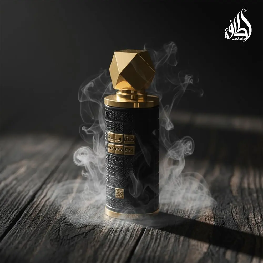 Lattafa Mashrabya Eau De Parfum Unisex — Apple Shisha Accord, Pink Pepper, Tobacco, 3.4 oz (100 ml) | cinnamon, apple shisha accord perfume, dates, pink pepper perfume, oud smoke, apple shisha accord pink pepper, pink pepper tobacco, tobacco cinnamon, oud