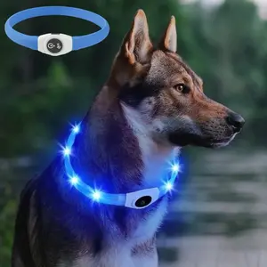 Dog Led Luminous Collar PVC Waterproof