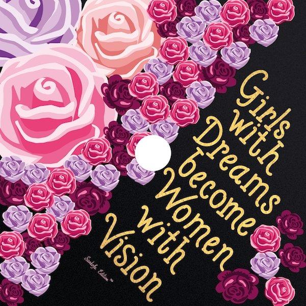 Girls With Dreams Become Women With Vision Graduation Cap Topper
