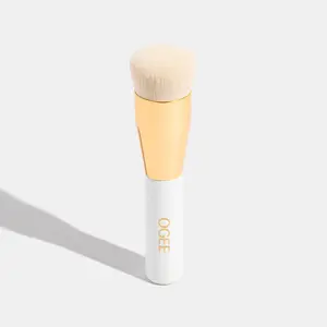 Ogee The Base Brush - Sustainably Sourced Wooden Handle, All Natural, Complexion Perfecting Tinted Serum Applicator, Vegan & FSC-Certified