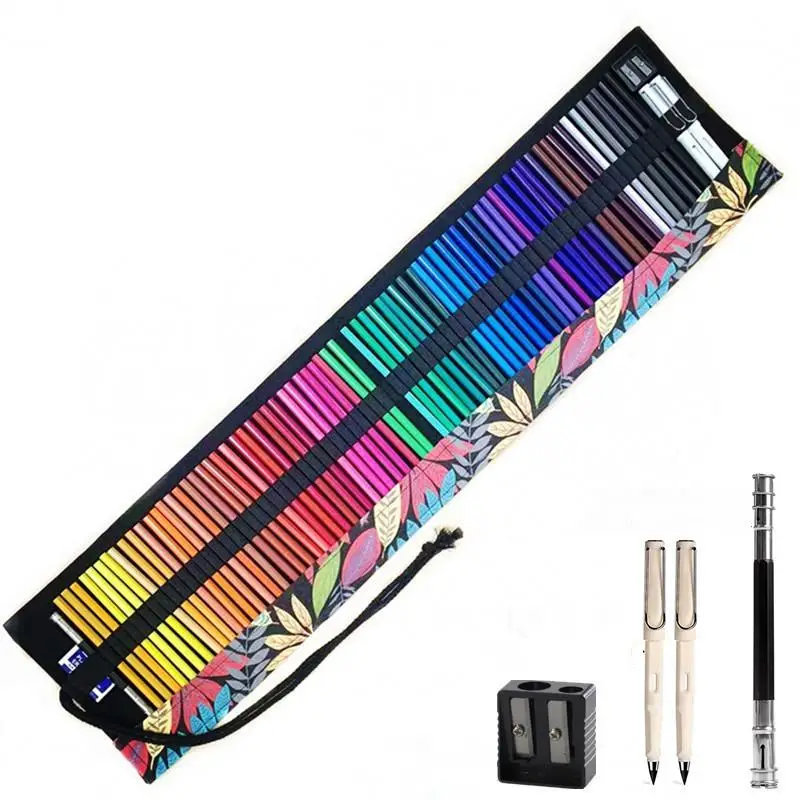 Oil Based Erasable Colored Pencils, 72pcs/set Student Drawing Sketching Colored Pencils, School Educational Art Supplies for Students