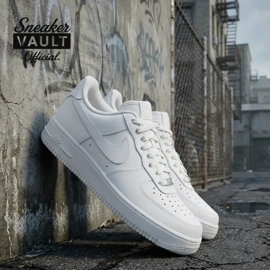 Nike Air Force 1 '07 Triple White DD8959-100 Womens Fashion