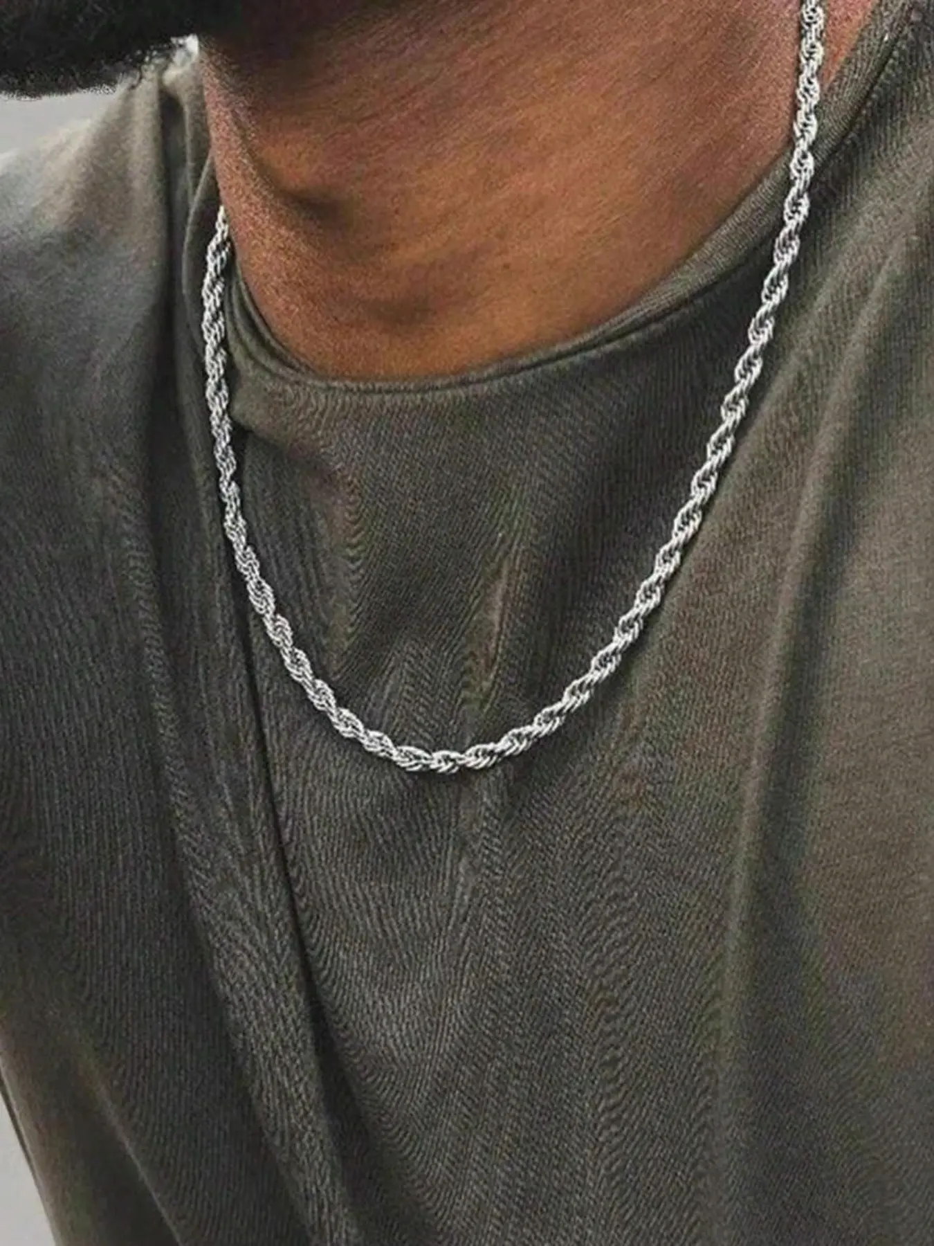 Men's Stainless Steel Long Necklace, 2.5mm Cable Chain, 3mm Wide Accessories Wholesale, Fashion Jewelry for Daily Wear, No Choking Hazard Necklace, Exquisite Chain Jewelry, Non Tarnish Necklace, Stainless Steel Necklaces