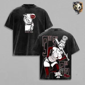 Seiko Ayase Dan Da Dan Washed Tee Dandadan Psychic Granny Graphic Tee, Turbo Granny Manga Shirt, Occult Anime Streetwear T Shirt, Vintage Washed Back Print Tee, Otaku Fan Gift, Soft Cotton Unisex T-Shirt