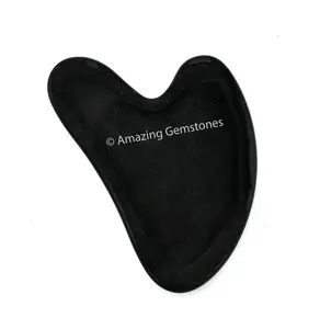 Face Gua Sha Facial Tool for Face, Chin, Jaw Line and More - Natural Stone Gua Sha Sculptor in Premium Box - Skincare, Storage