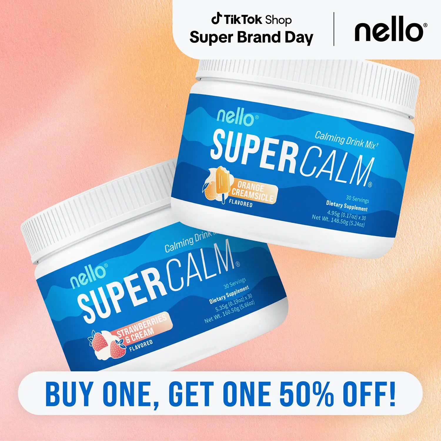 Supercalm Best Selling Flavors Bundle Tubs (2-Pack)