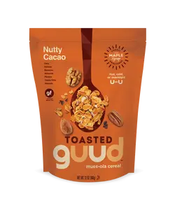 GUUD Modern Muesli - Nutty Cacao Toasted Mues-Ola, Nutty Cacao, 12 oz Box, Nutty Cacao, 12.00 oz, box