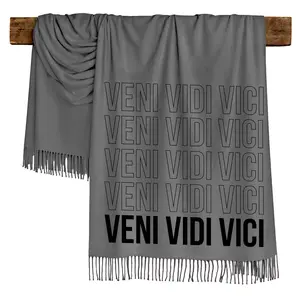 VENI, VIDI, VICI - Scarf , Black Font