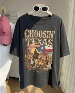 Choosin' Texas T-Shirt, Vintage Country Music Merch, Retro Western Cowboy Shirt