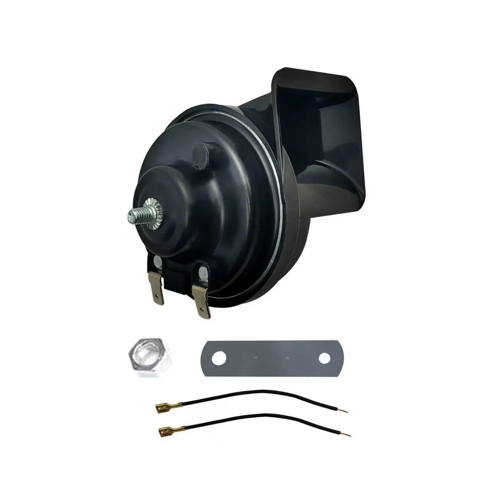 115DB High-Volume Electric Snail Horn | 12V Waterproof Replacement Kit