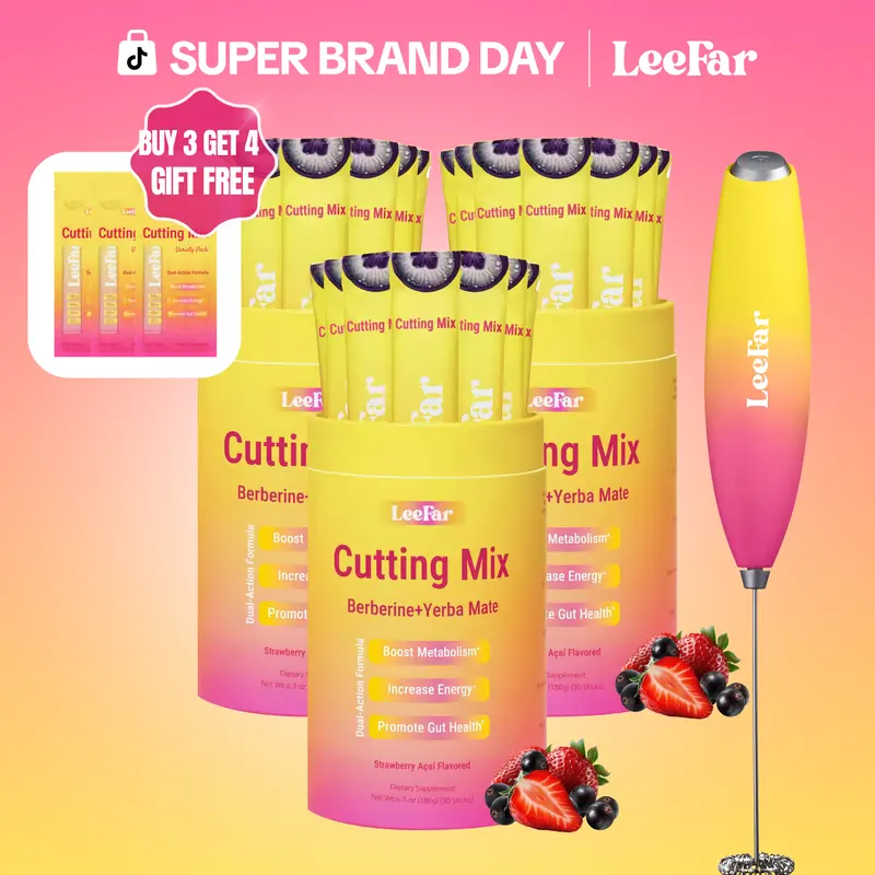 【Buy 3 Get 1 Gift Free】LeeFar Cutting Drink Mix | 3 Packs (90 Servings)