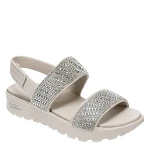 Skechers Foamies Arch Fit Footsteps with Rhinestone Natural  111531-NAT Women's