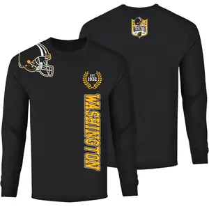 Men Football Home Team Long Sleeve Shirt - Washington