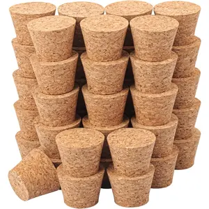 40 Pack 1.34 Inch  Bottle Cork Stoppers, Jar Stoppers, Cork Plugs for Bottling Needs, DIY Crafts and