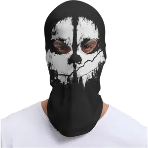 Balaclava Face Mask Men Women 2 Hole Full Mask Motorcycle Cycling Party