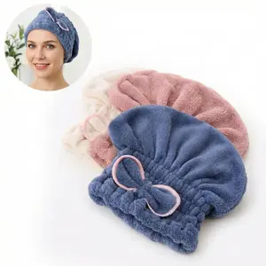 3PC Microfiber Hair Towel Caps, Extrame Soft & Ultra Absorbent, Fast Drying Hair Drying Caps Towel Turban Wrap for Wet Hair Women Light Shiny SpringStatements