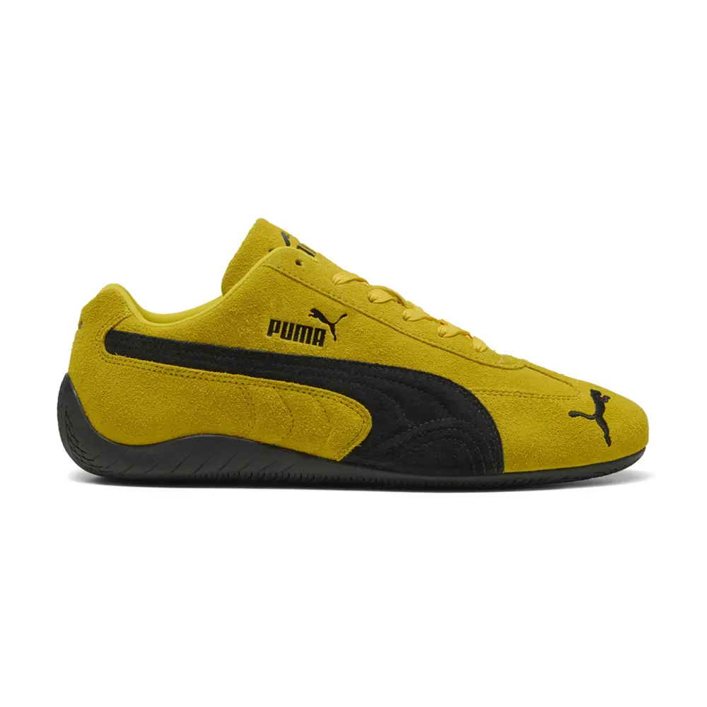 PUMA Mens Speedcat Og Lace Up Sneakers Shoes Casual - Yellow PUMA Mens Speedcat Og Lace Up Sneakers Shoes Casual - Yellow