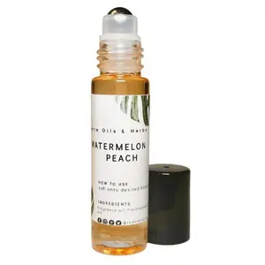 Watermelon Peach Perfume Oil Roll-On - Sweet, Fruity, Juicy Fragrance
