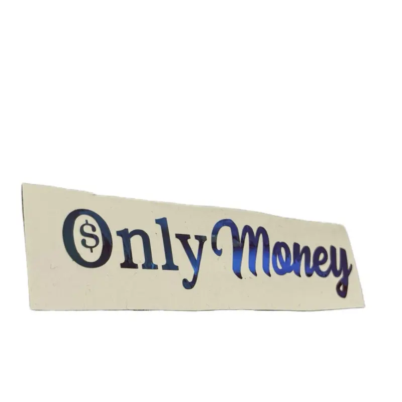 $ Only Money Sticker