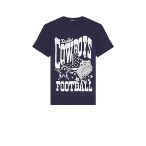 Junk Food Cowboys Texas Tee in True Navy Pigment Unisex