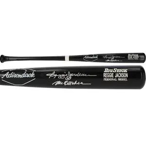 Reggie Jackson New York Yankees Autographed Rawlings Game Model Bat with "Mr. October" Inscription - Fanatics Authentic Certified