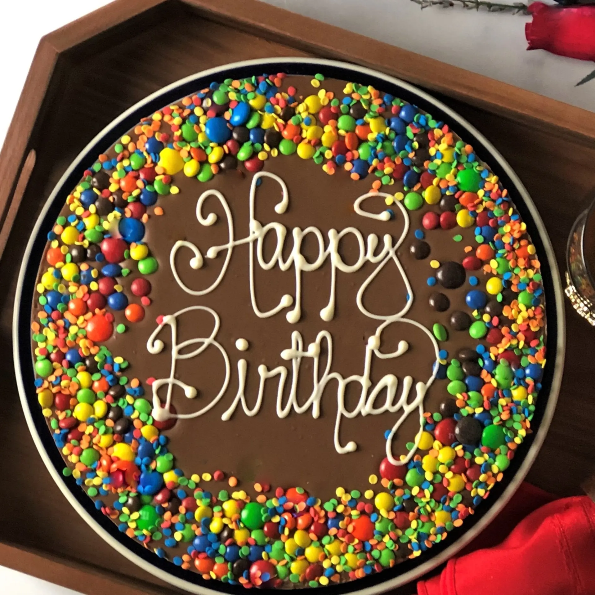 Chocolate Pizza's Happy Birthday Chocolate Pizza