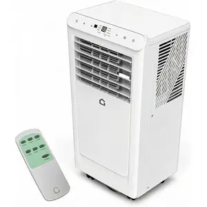 8000 BTU Portable Air Conditioner, 3-in-1 AC Unit with Cooling, Fan & Dehumidifier, Cools Up to 350 Sq.ft., 47dB Quiet, LED Display & Remote, 24H Timer, Easy Setup for Bedroom Dorm RV Office